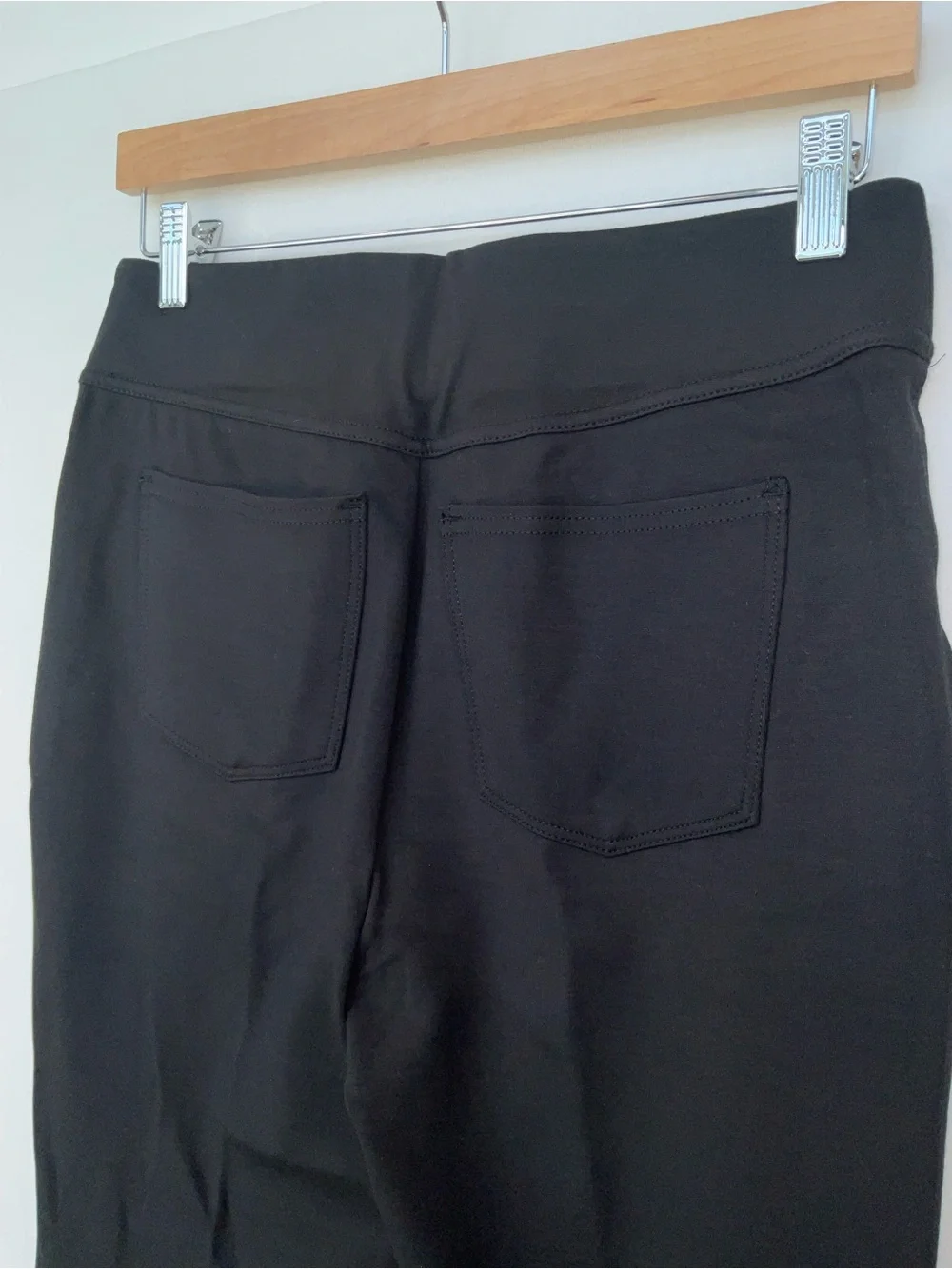 Soft Surroundings Black Straight-Leg Pants